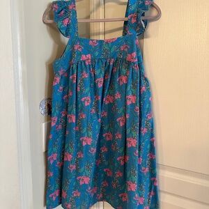 Cute denim print dress